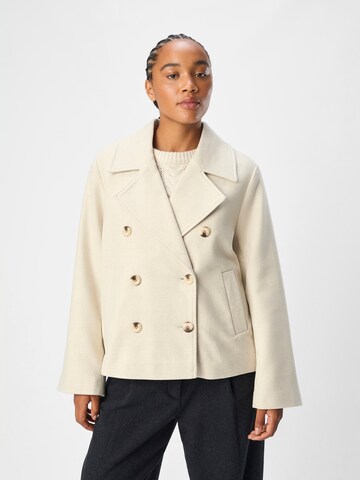 OBJECT Between-seasons coat 'KEILY' in Beige: front