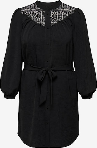 Robe-chemise ONLY Carmakoma en noir : devant