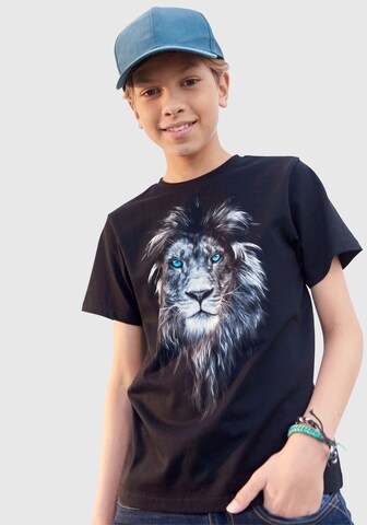 Kidsworld Shirt in Black: front