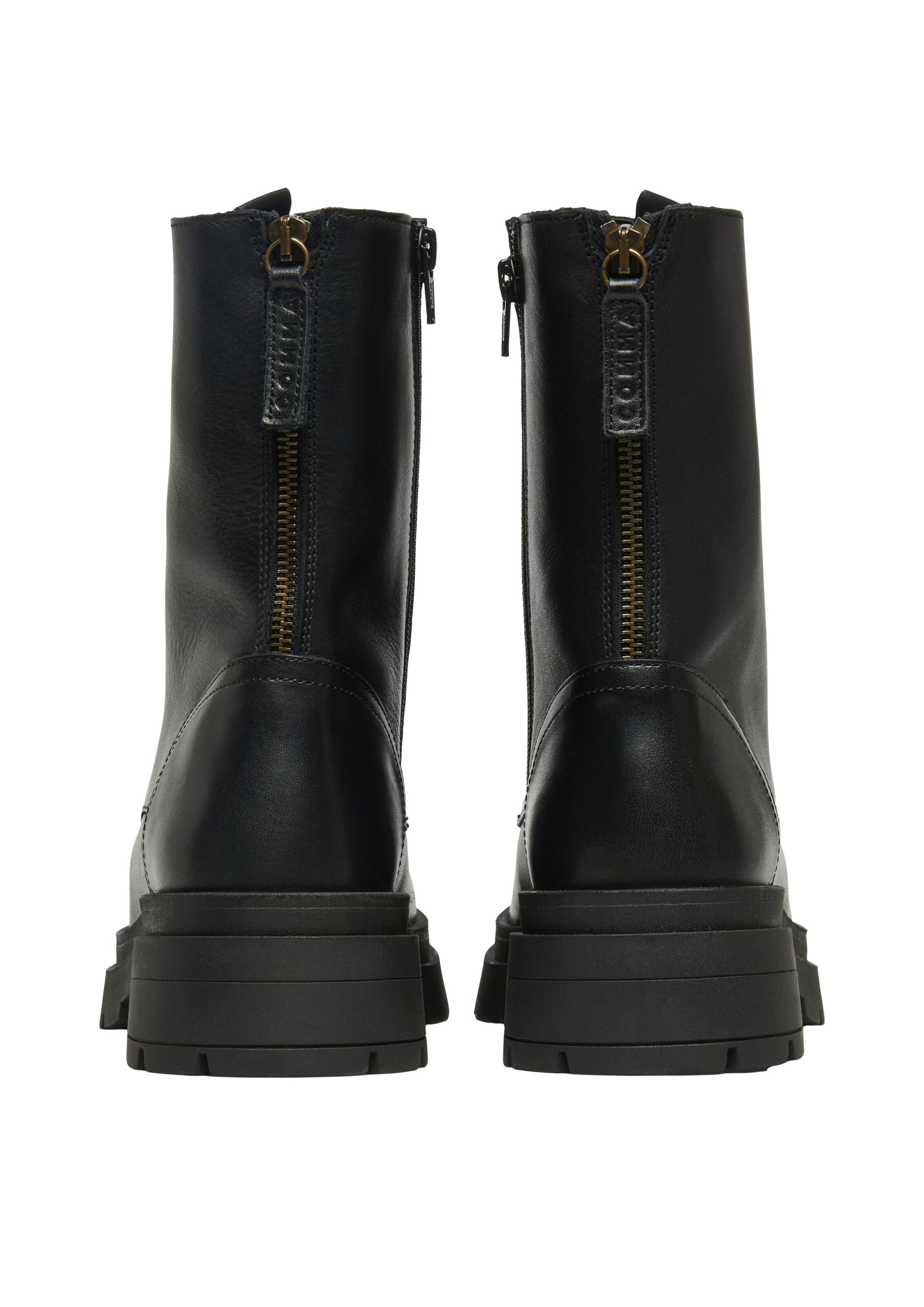 COMMA Schnürstiefelette in Schwarz
