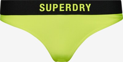 Superdry Bikinihose in limone / schwarz, Produktansicht