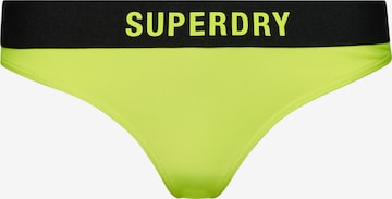 Superdry Bikini Bottoms in Yellow: front