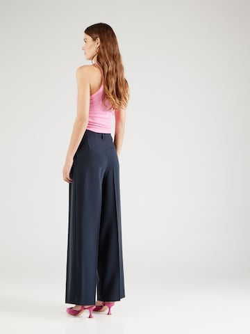 TOPSHOP Loosefit Pantalon in Blauw