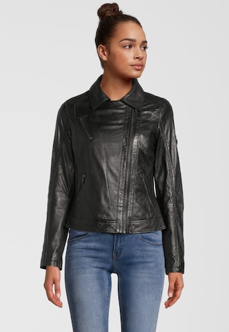 H.I.S Between-Season Jacket in Black: front