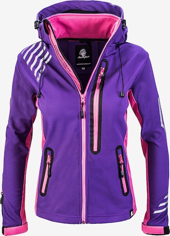 Rock Creek Outdoor Jacket in Purple: front