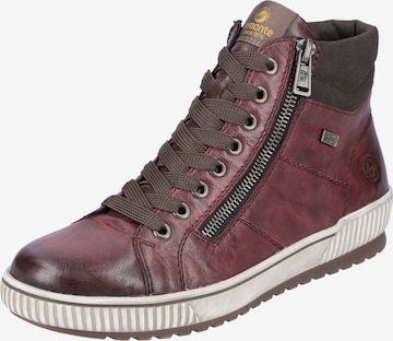 REMONTE Sneakers hoog 'D0772' in Bruin: voorkant