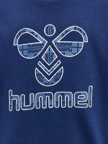 Hummel Sweatshirt 'Lime' in Blue