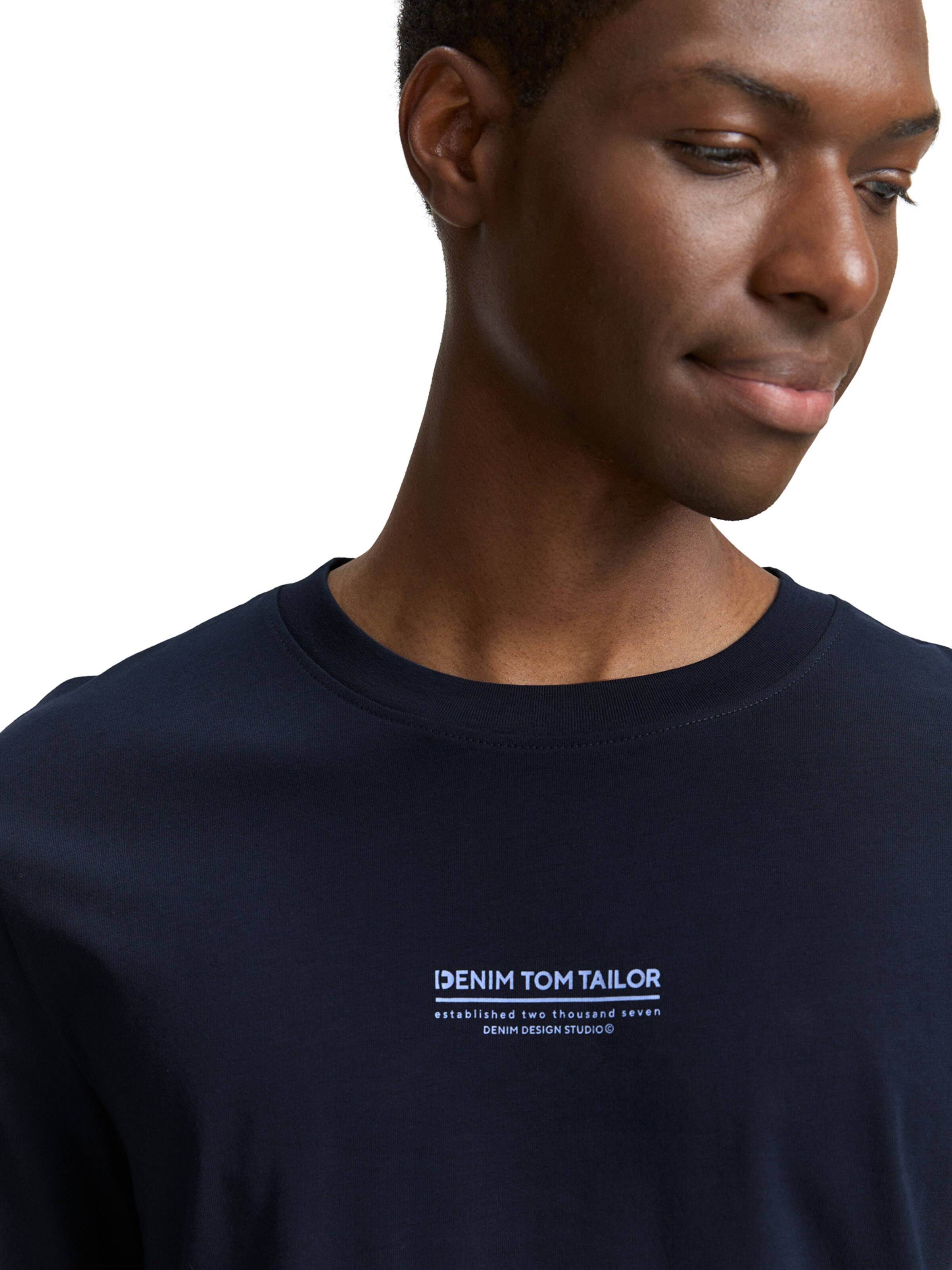 Maglietta di TOM TAILOR DENIM in blu