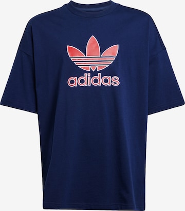 ADIDAS ORIGINALS Shirt 'Trefoil' in Blauw: voorkant