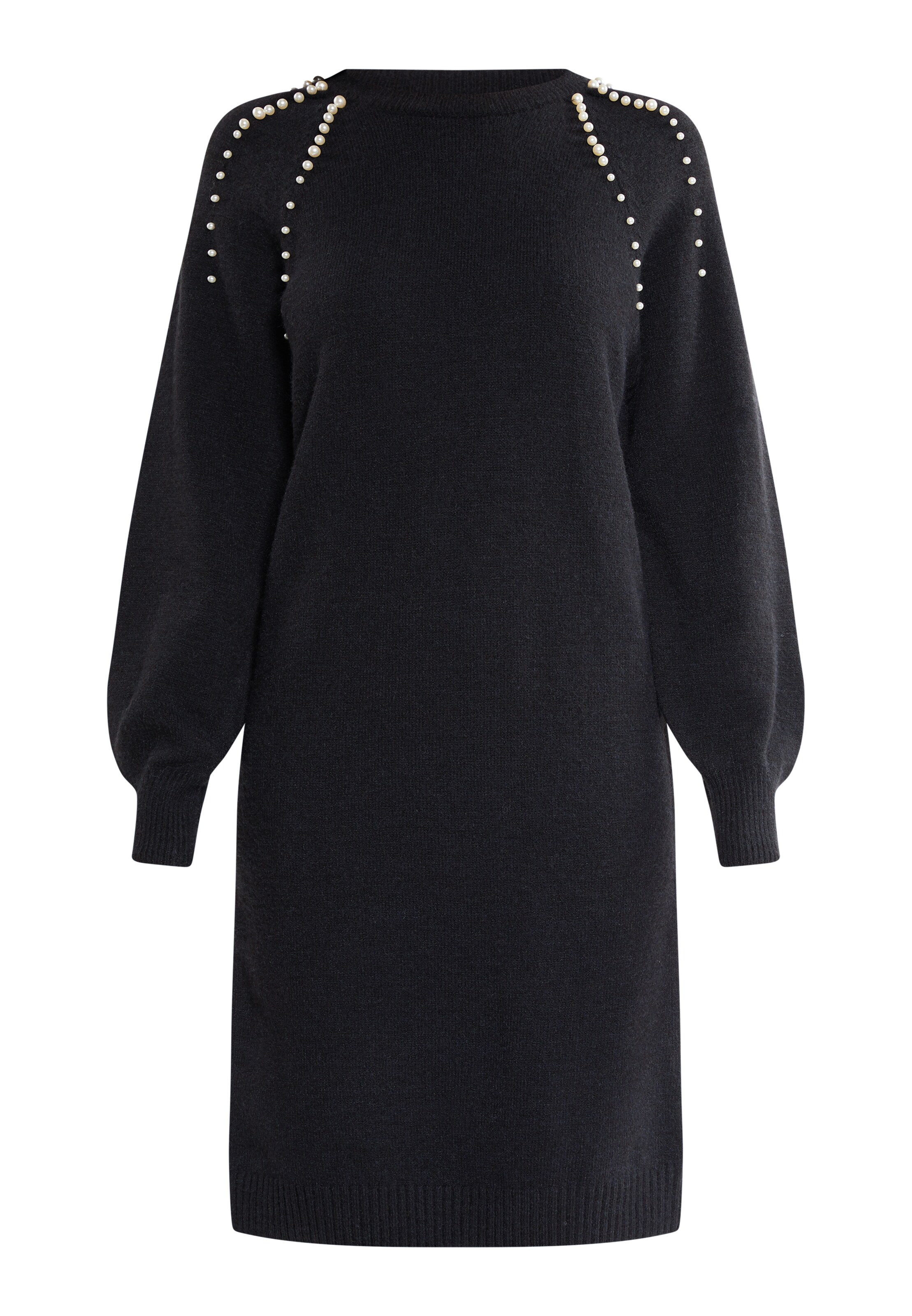 faina Kootud kleit 'Tuxe', värv must: eest vaates