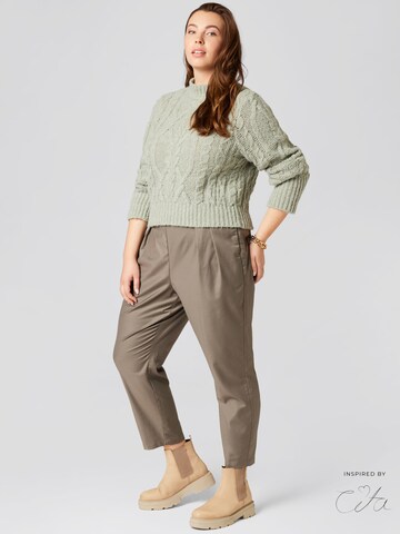 Regular Pantaloni 'Saskia' de la Guido Maria Kretschmer Curvy pe bej