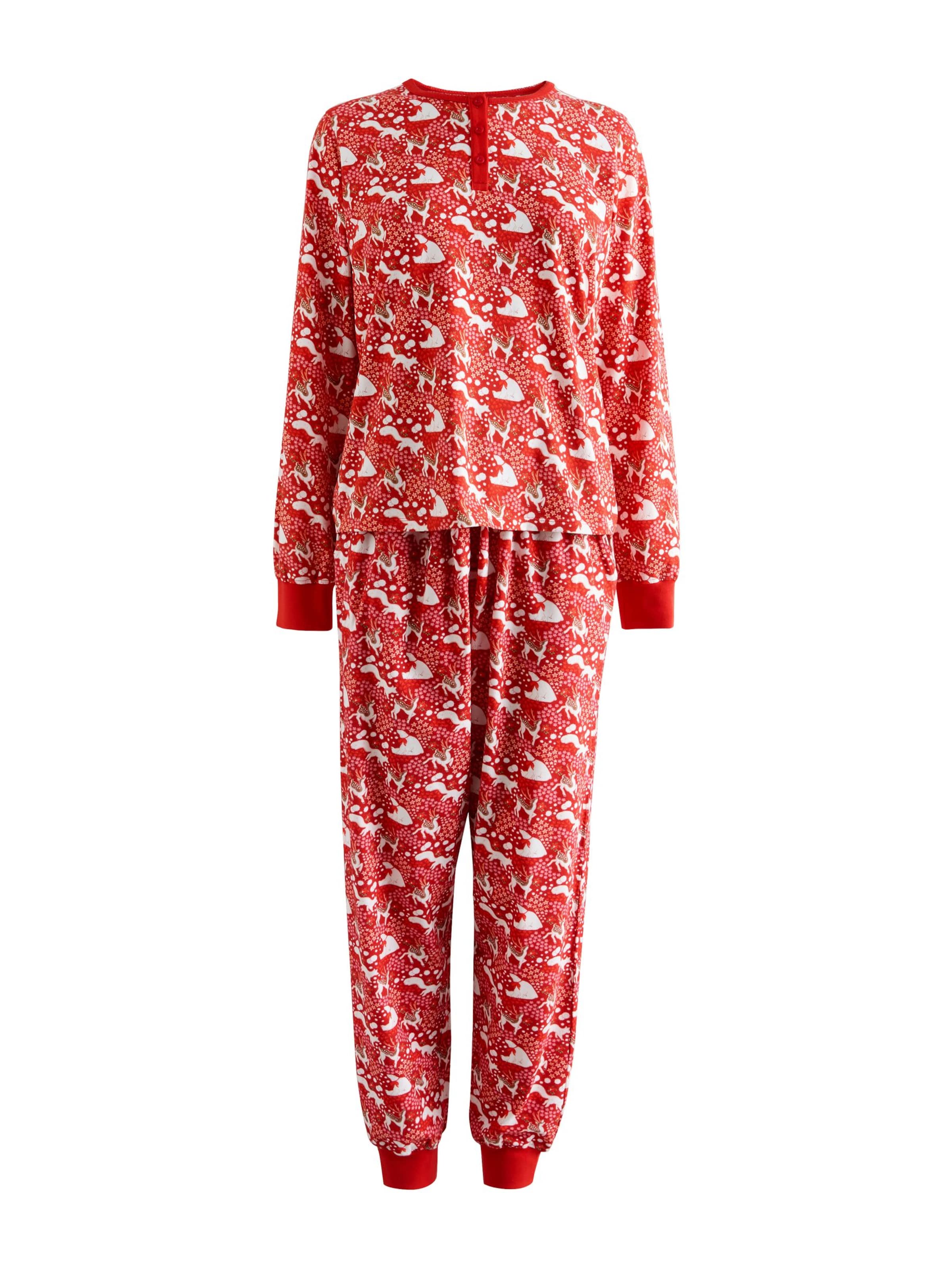 Pyjama Cath Kidston en rouge : devant