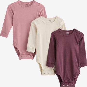 Barboteuse / body Lindex en beige : devant