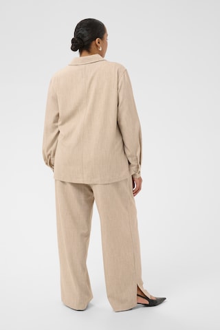 KAFFE CURVE Between-season jacket 'Olina' in Beige