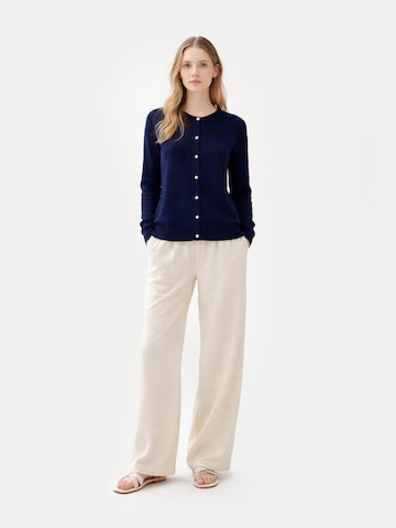 GOBI Cashmere Strickjacke 'Essential'‌‌‌‌‌ in Blau