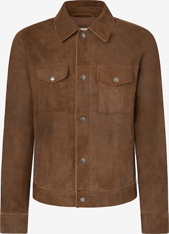 Pepe Jeans Between-Season Jacket ' VRYSON ' in Brown: front