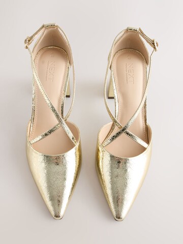 Next Sandals 'Forever Comfort' in Gold