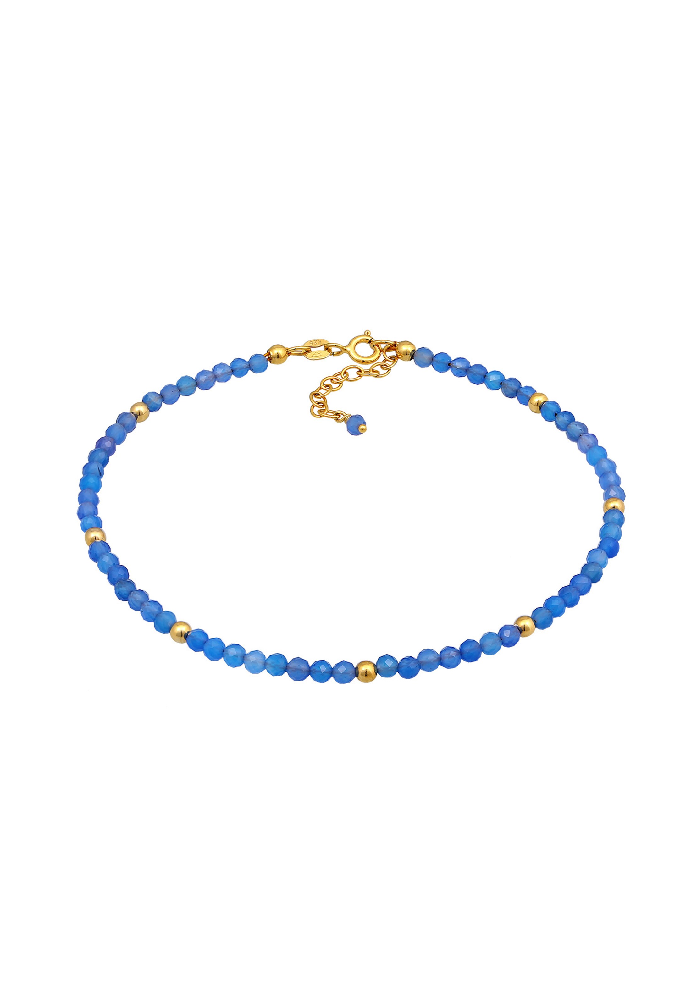 ELLI Voetsieraden in Blauw: voorkant