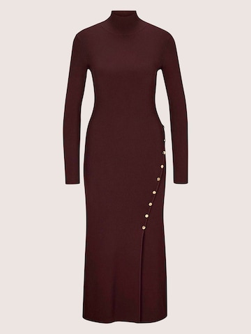Robes en maille MADELEINE en rouge : devant