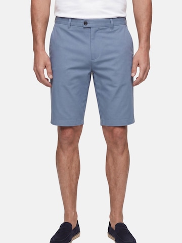 Thomas Goodwin Slim fit Trousers in Blue: front
