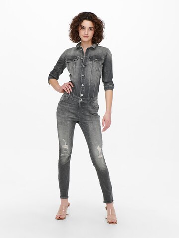 ONLY Jumpsuit 'JULIA' in Grau: predná strana