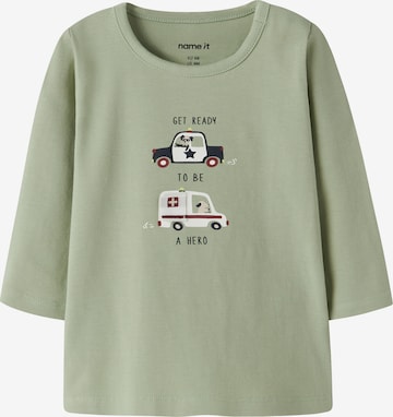 NAME IT Shirts 'NBMTINUS' i grøn: forside