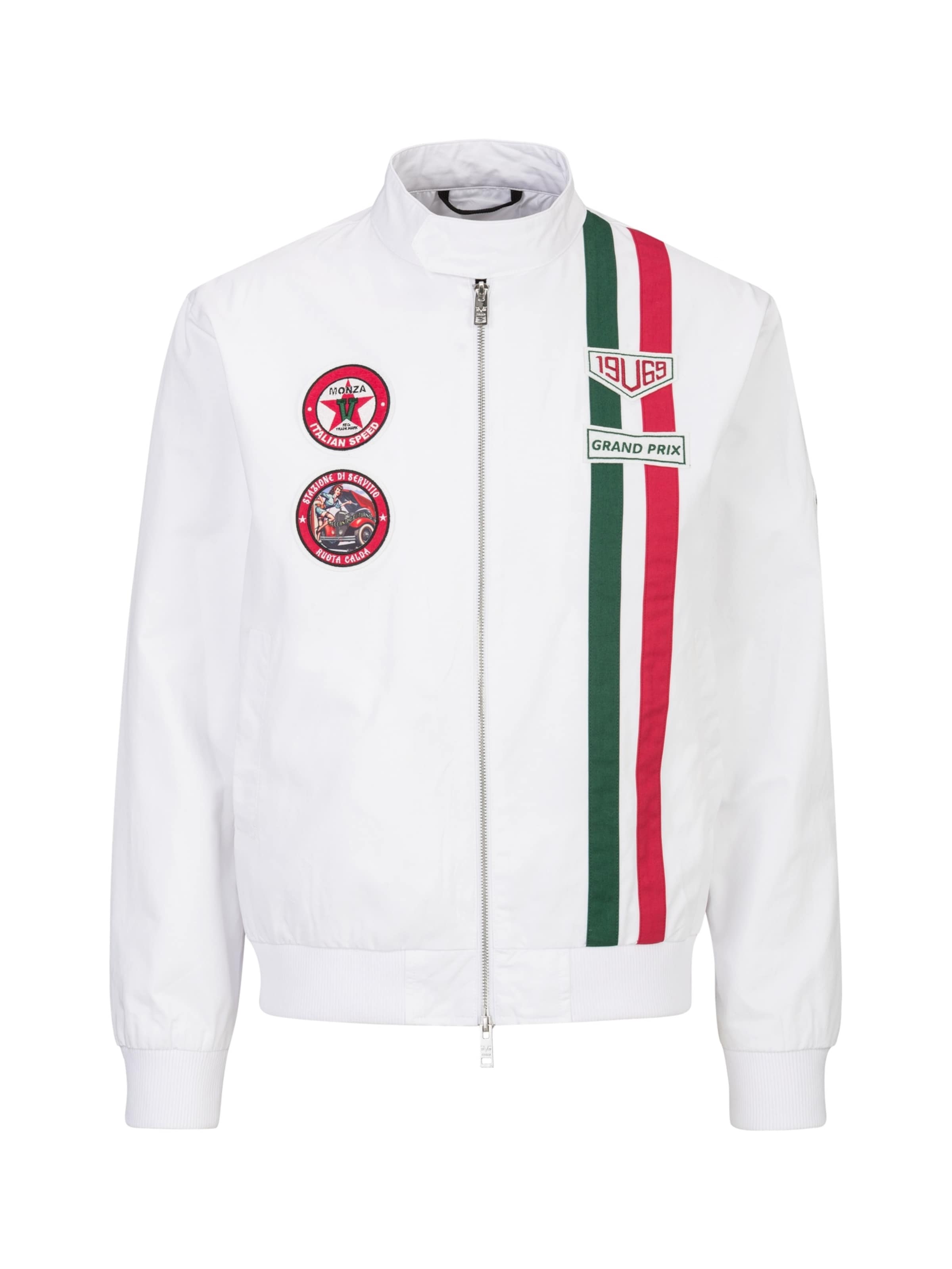 19V69 ITALIA Between-season jacket 'Panatta' in White: front
