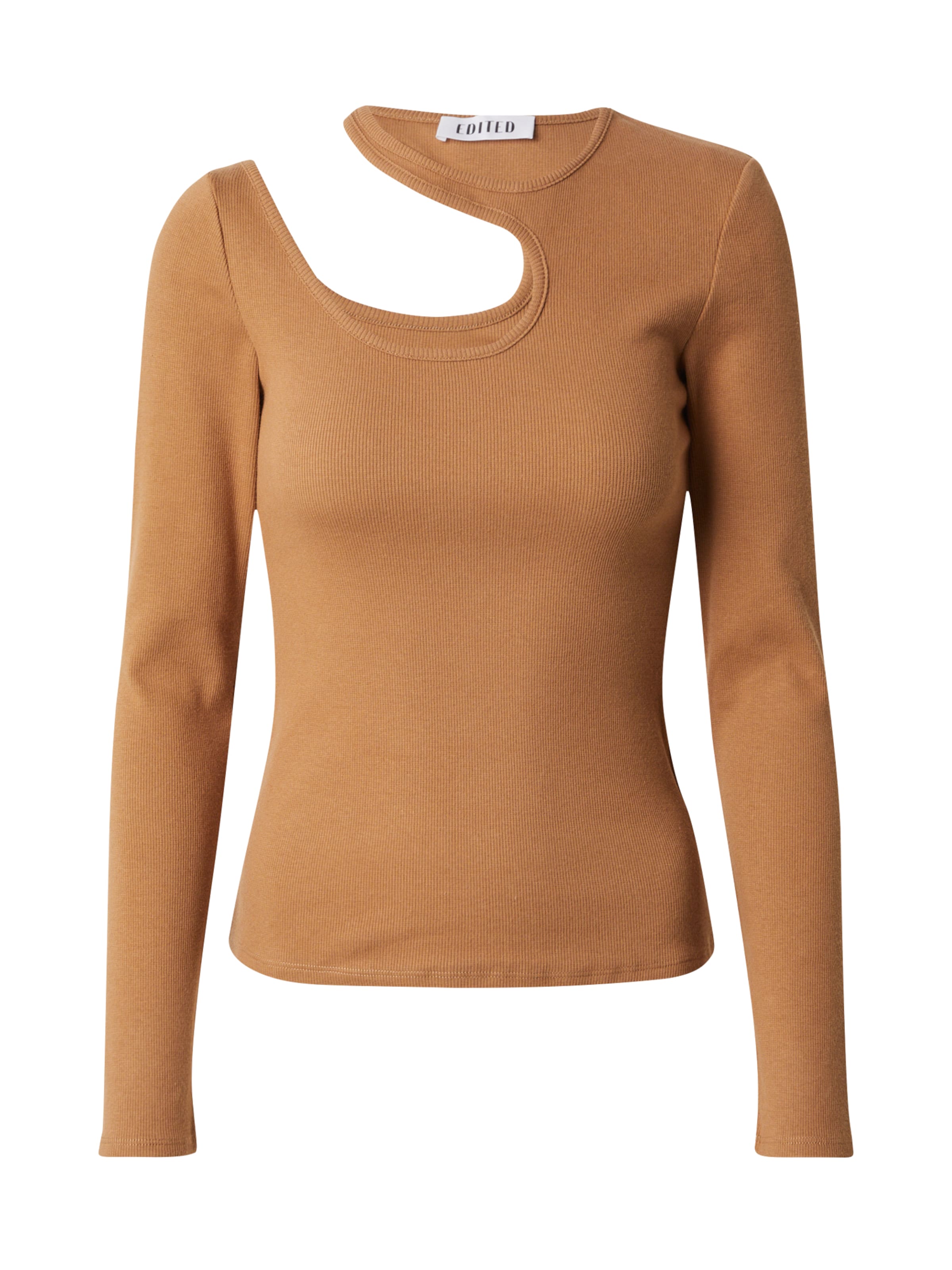 EDITED - Camisa 'Estefania' em castanho: frente