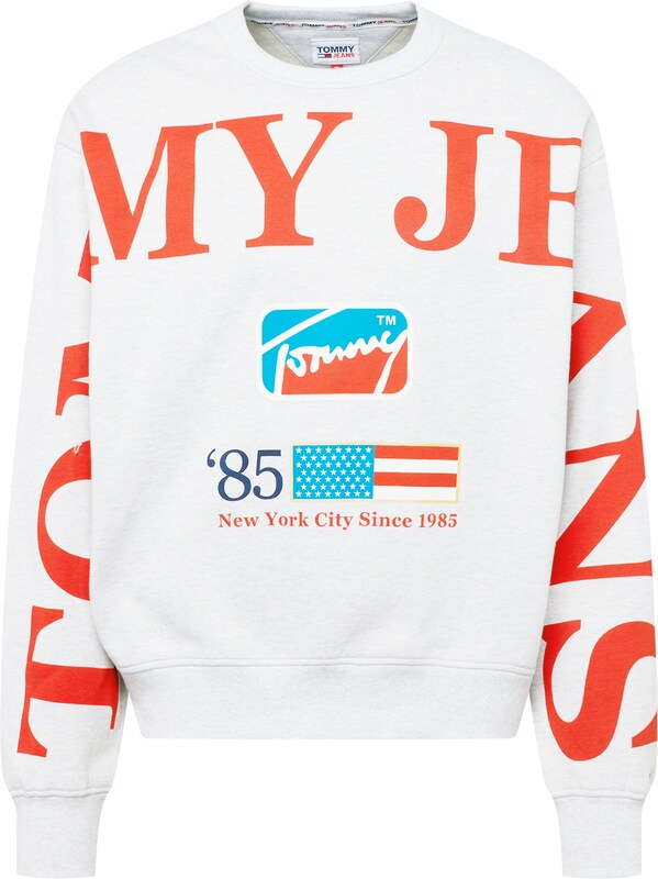 Tommy Jeans Sweatshirt in Hellgrau Tommy Jeans Sweatshirt in Hellgrau