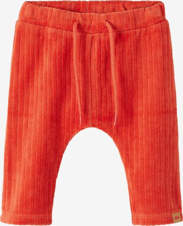 NAME IT Normální Kalhoty 'LUCK' – červená: přední strana