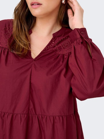 Robe-chemise ONLY Carmakoma en rouge