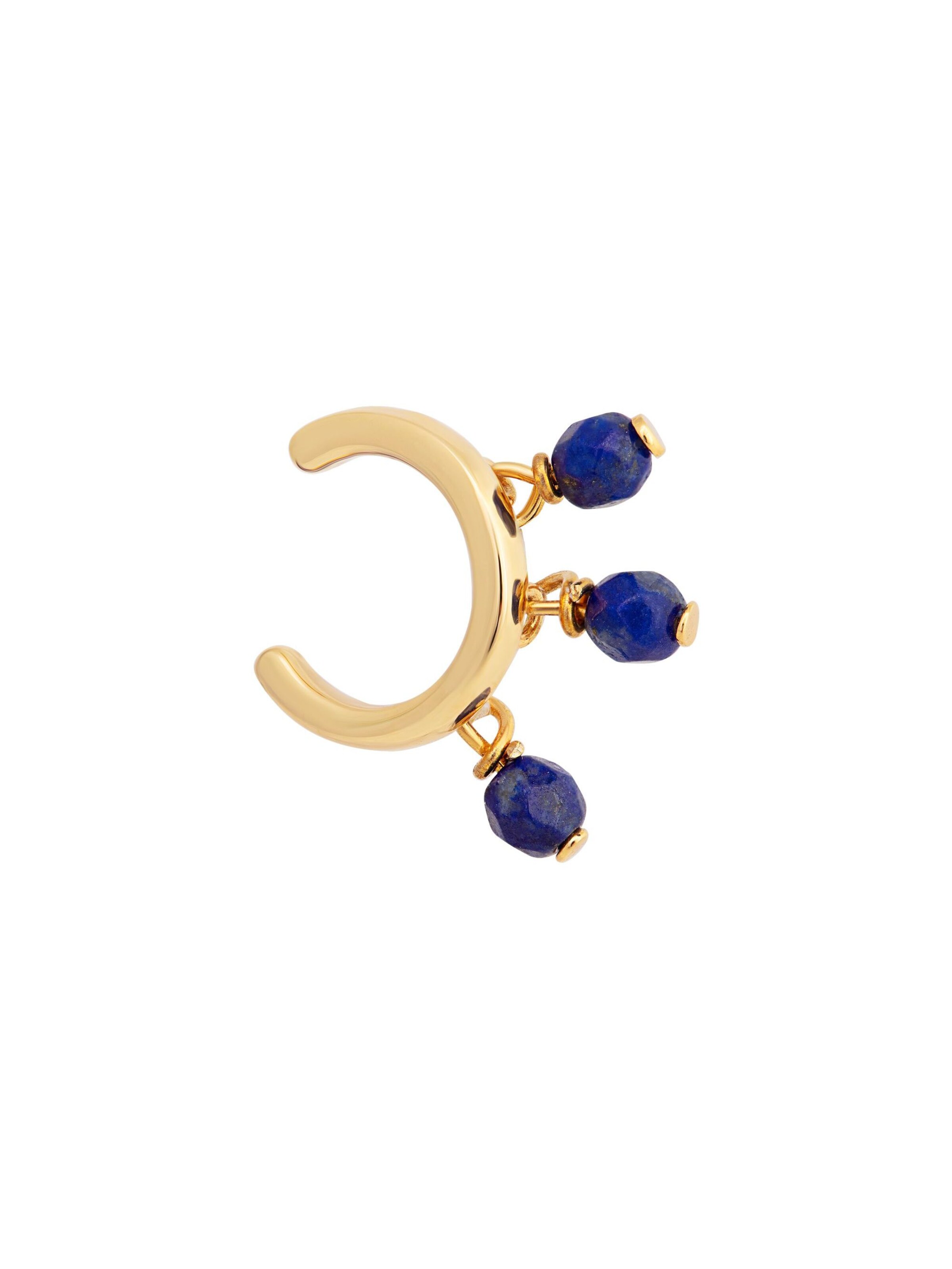 Boucles d'oreilles caï en jaune : devant