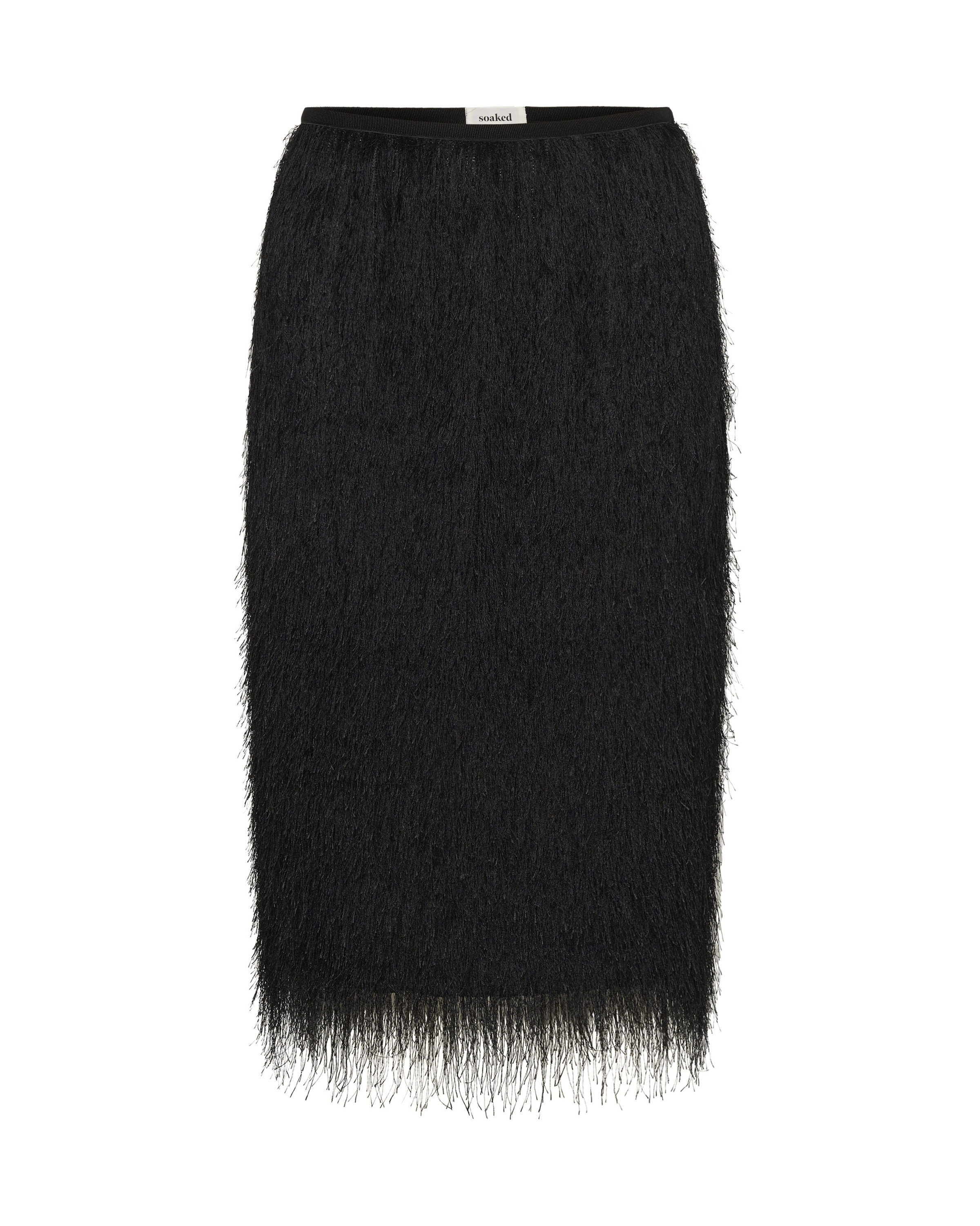 Jupe 'SLDacre' SOAKED IN LUXURY en noir : devant