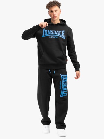 LONSDALE Sweatshirt 'Chatsworth' in Schwarz