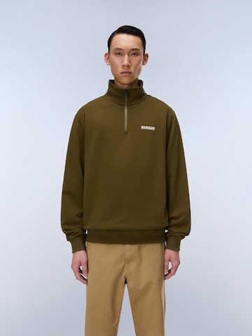 Sweat-shirt NAPAPIJRI en vert : devant