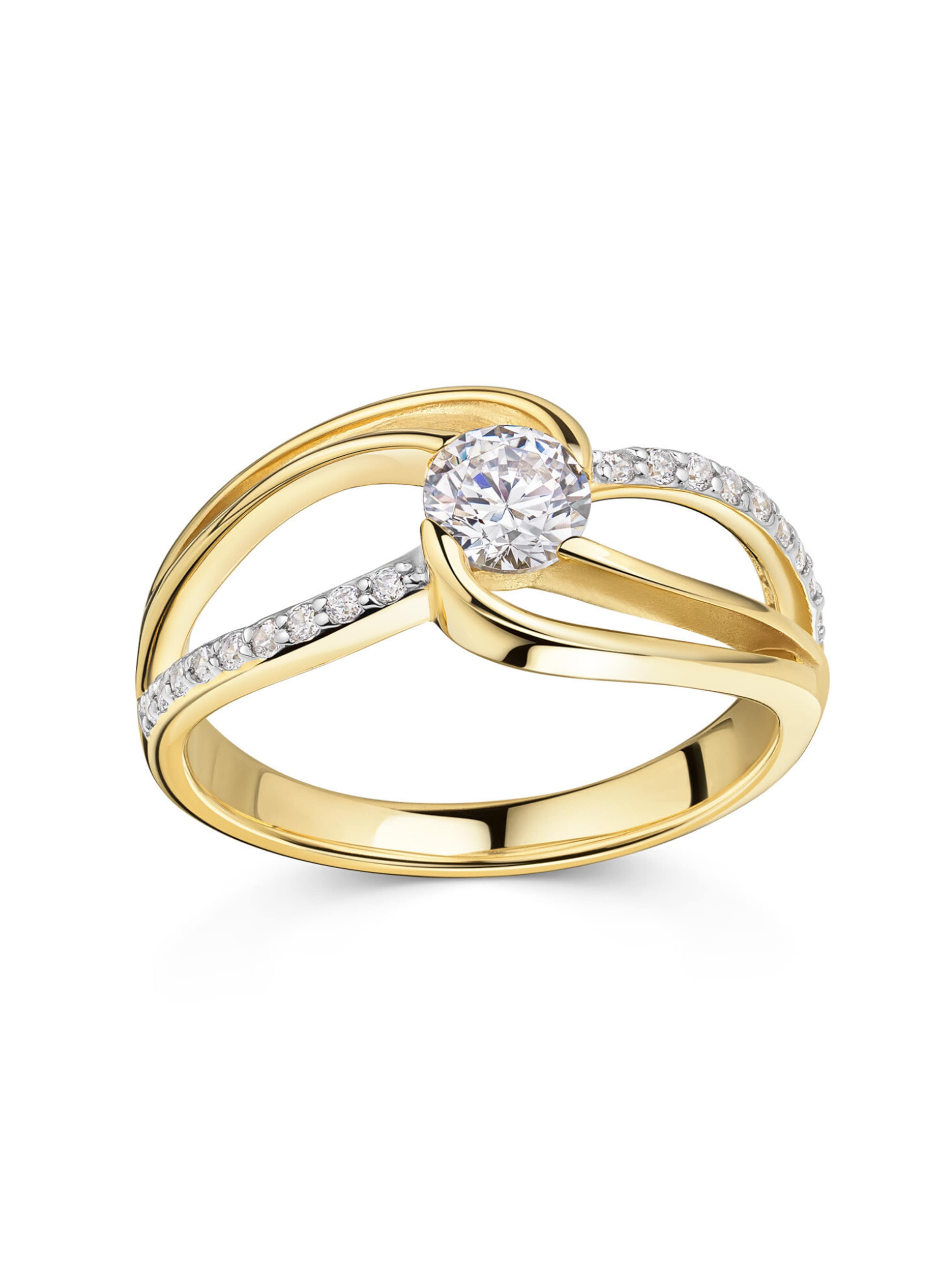 Pure Schmuck Ring 'Serena Bridgerton'‌‌‌ in Gold: Vorderseite