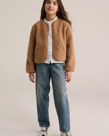 WE Fashion Φθινοπωρινό και ανοιξιάτικο μπουφάν σε καφέ