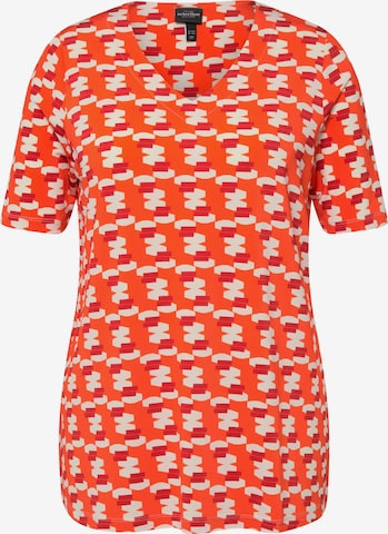 Ulla Popken Shirt in Oranje: voorkant