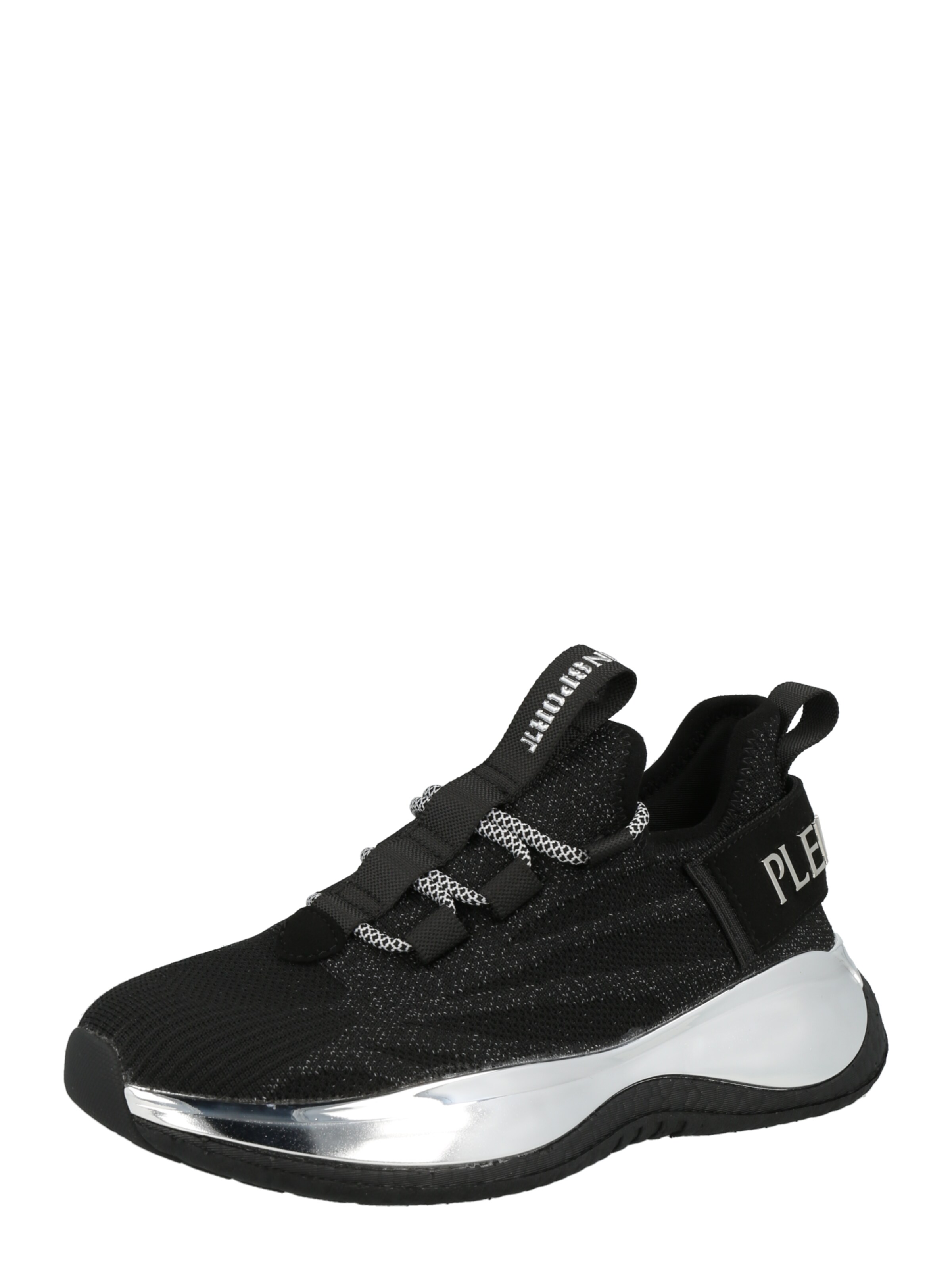 Plein Sport Sneakers laag 'Tiger' in Zwart: voorkant