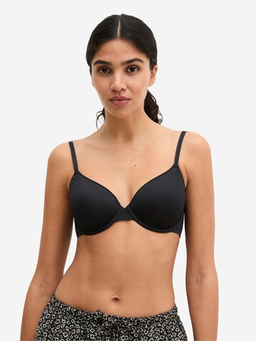 Marc O'Polo Triangel BH ' 3D-Polster ' in Zwart: voorkant