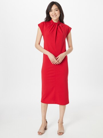 raudona Warehouse Kokteilinė suknelė: priekis