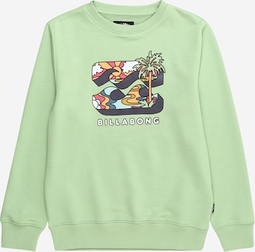 BILLABONG Sportief sweatshirt 'FOUNDATION' in Groen: voorkant