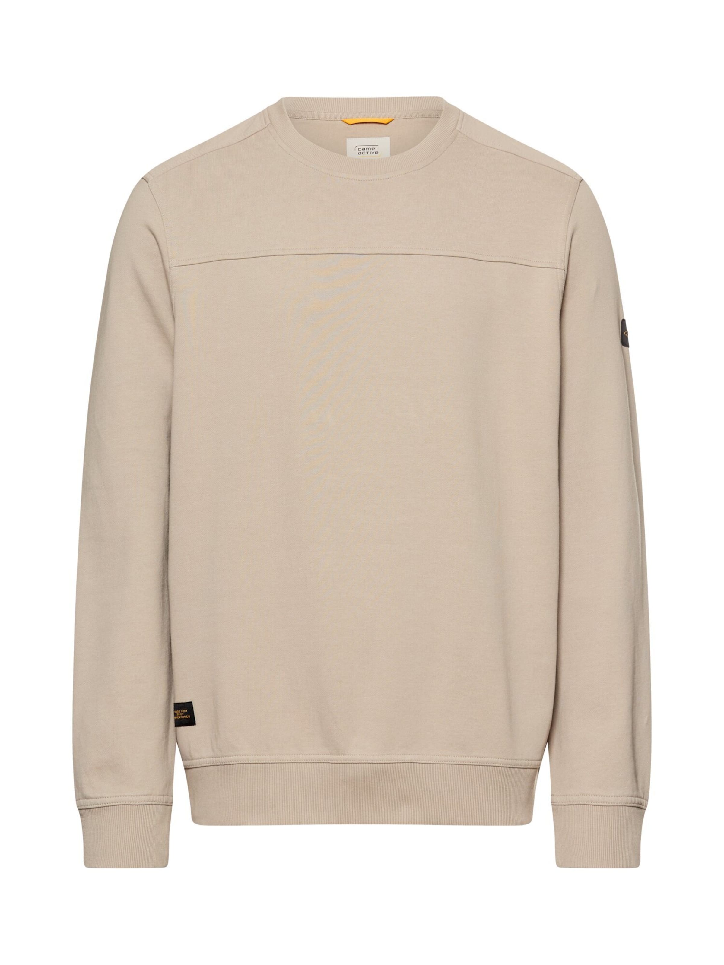 Sweat-shirt CAMEL ACTIVE en beige : devant