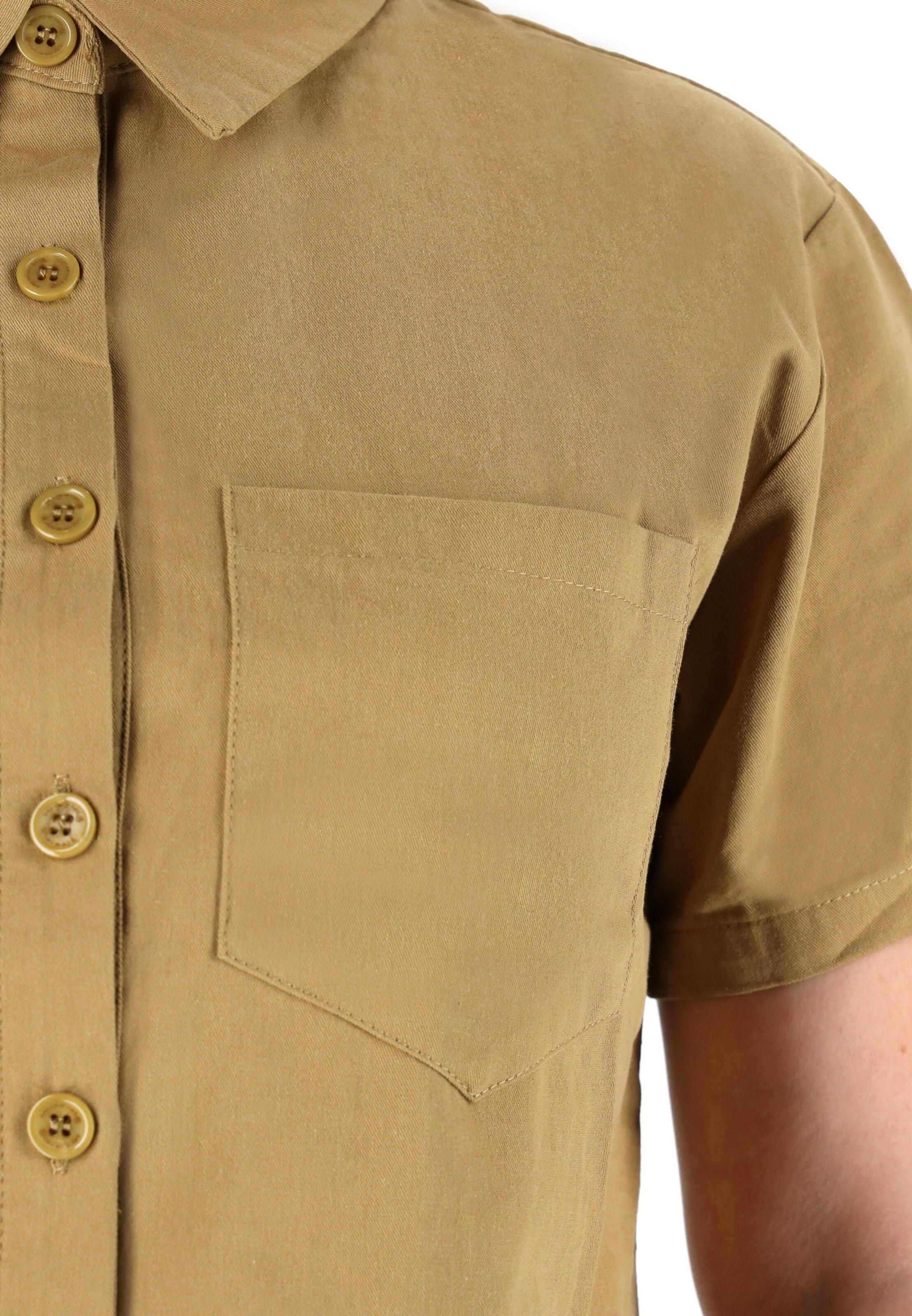 Camicia da donna di DreiMaster Vintage in beige