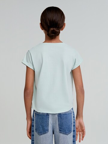 Maglietta 'Shiny Skull' di Scalpers in verde