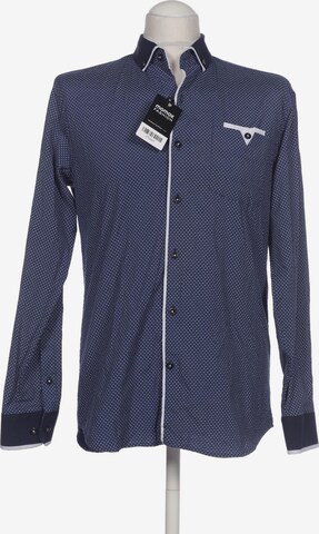 CIPO & BAXX Button Up Shirt in M in Blue: front