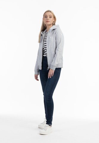 DreiMaster Maritim Sweatjacke in Grau