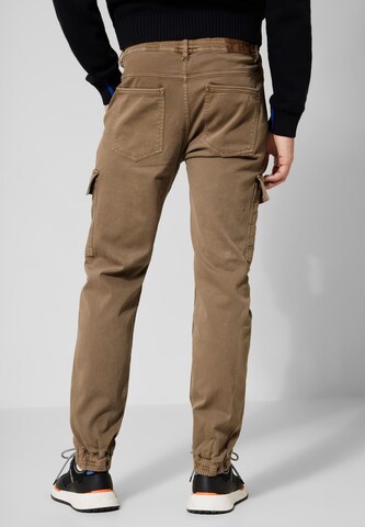 Street One MEN Regular Cargohose in Beige