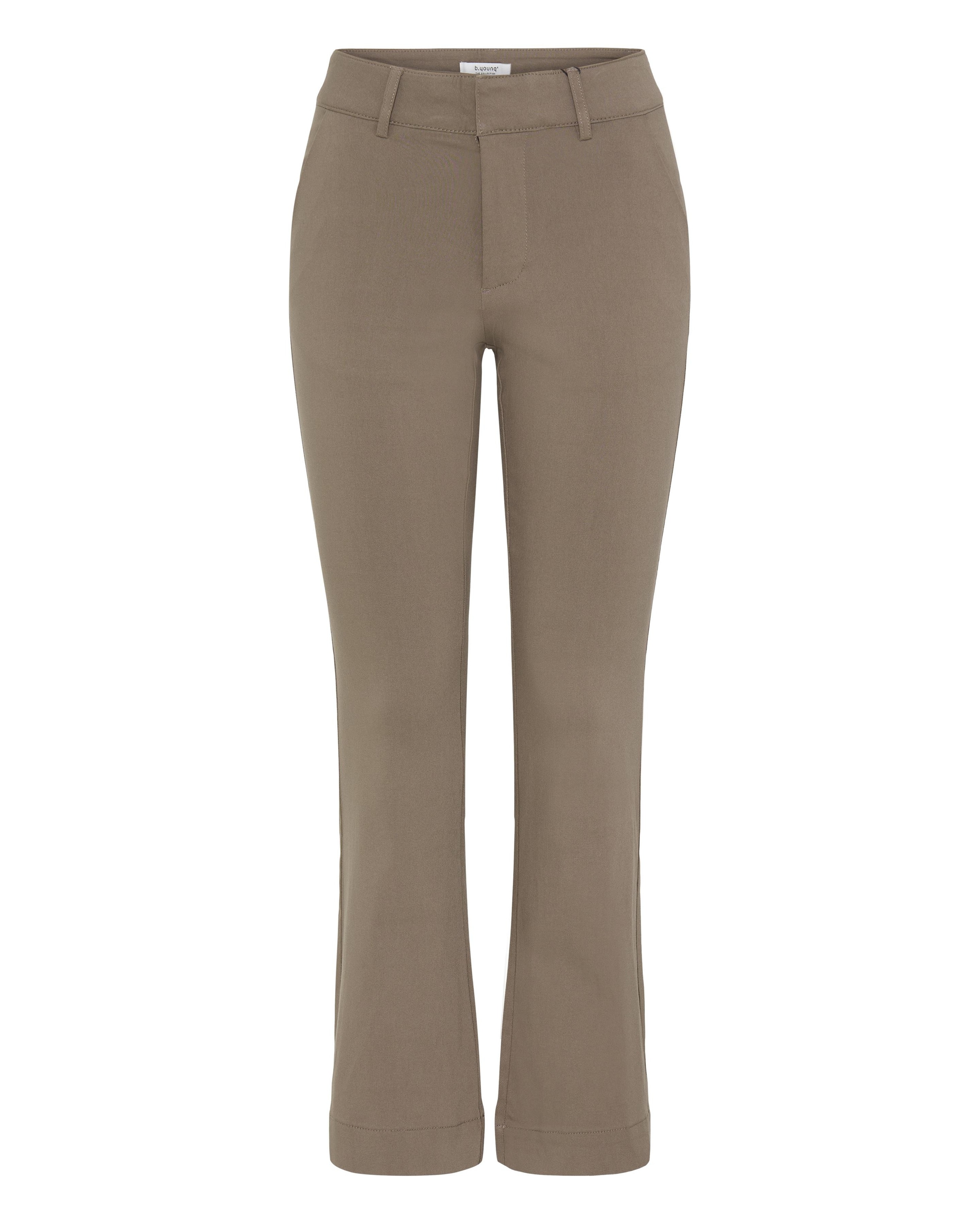 b.young Regular Trousers in Beige: front
