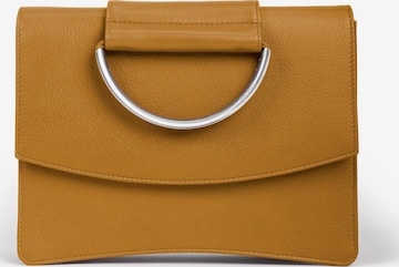 Gretchen Clutch 'OysterThree' in Gelb: Vorderseite